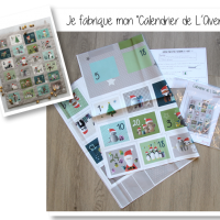 Kit calendrier de l avent noel 1